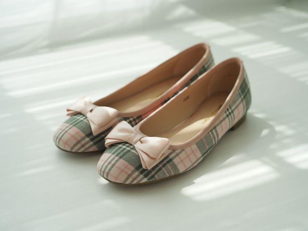 buty damskie w kratę