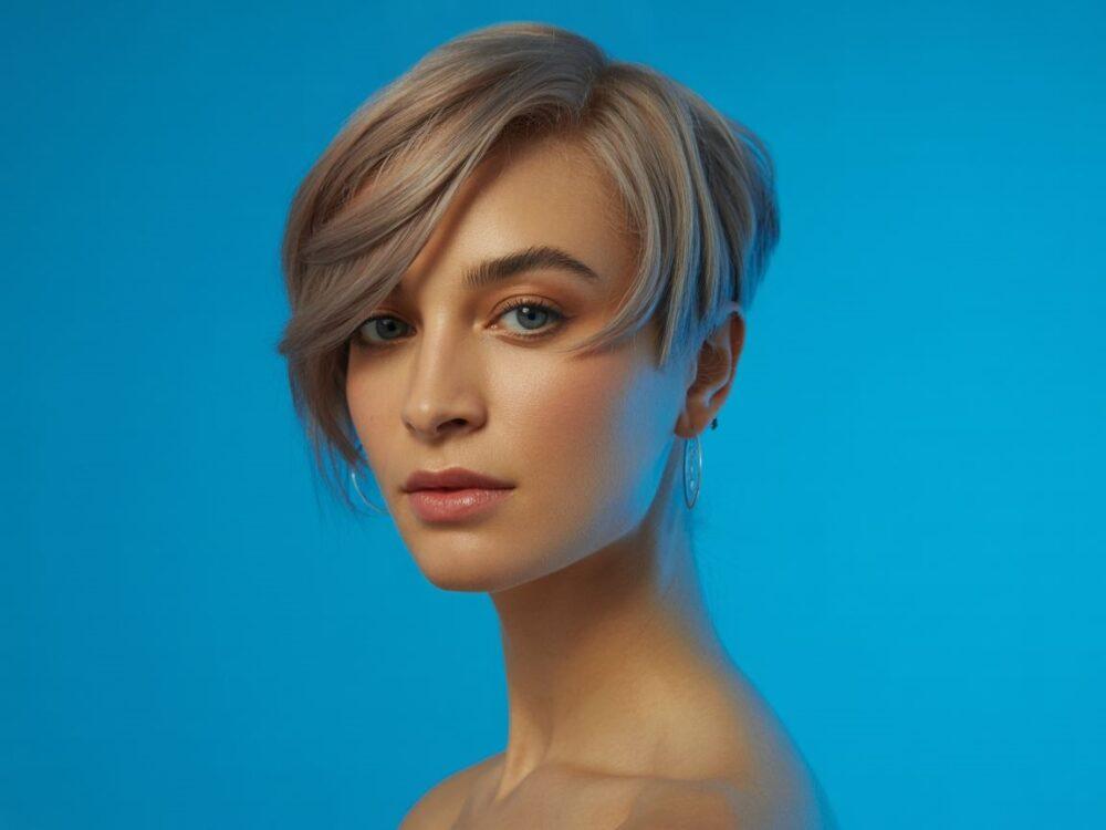 fryzura dla trójkątnej twarzy