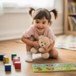 klocki drewniane dla dziewczynki