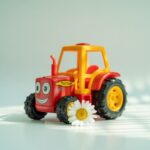 kolorowy traktor dla dzieci