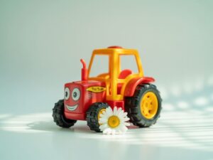 kolorowy traktor dla dzieci