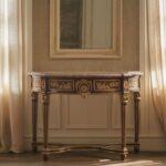 konsola antyczna z lustrem