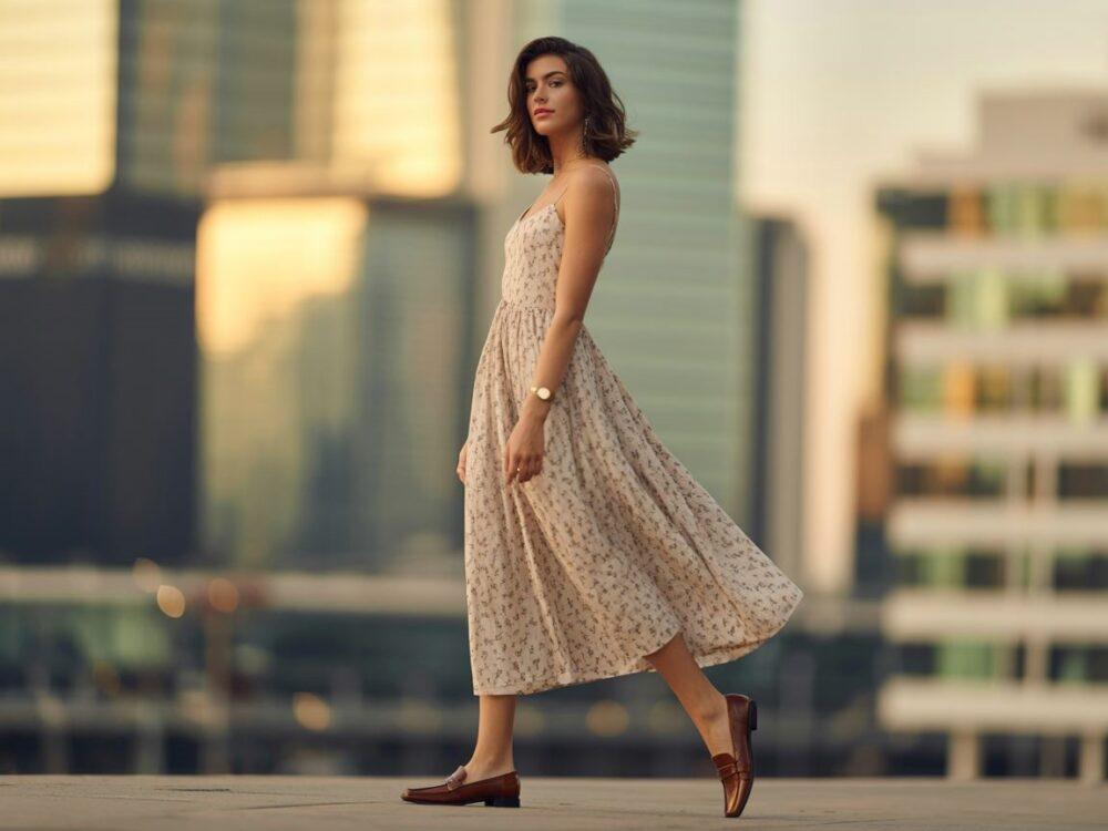 mokasyny do sukienki