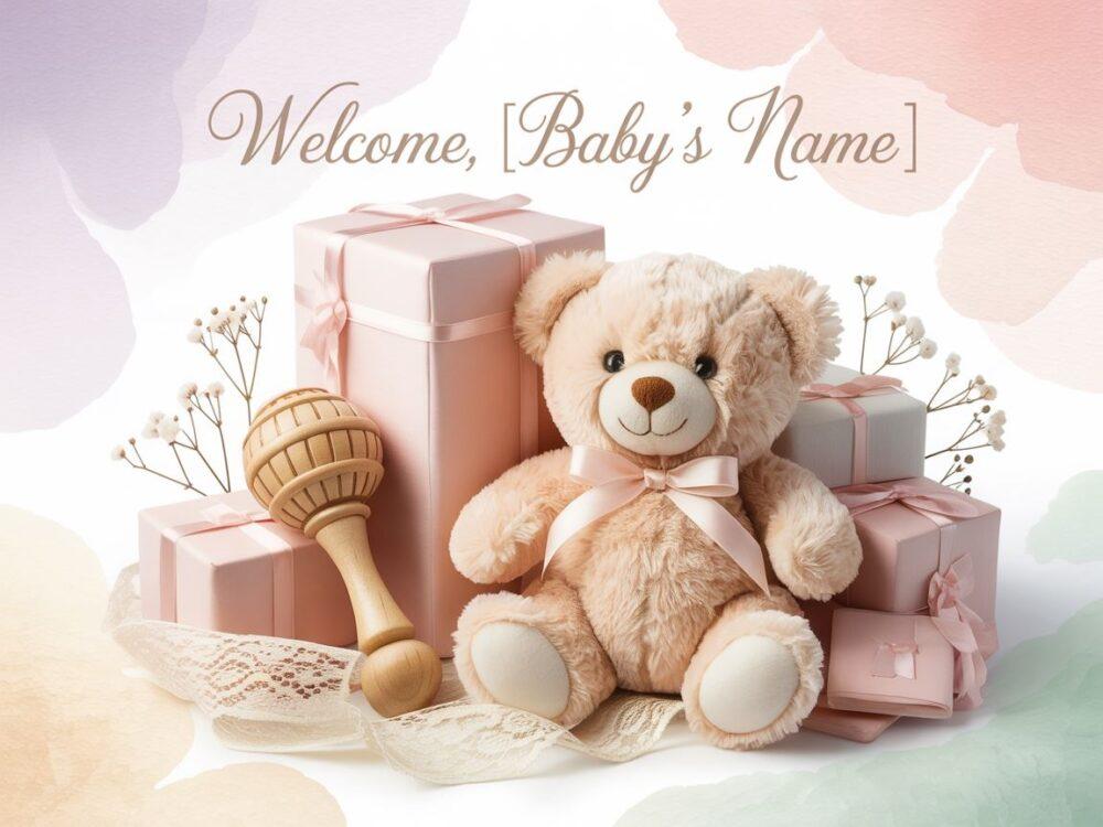 pluszowy miś prezent chrzest