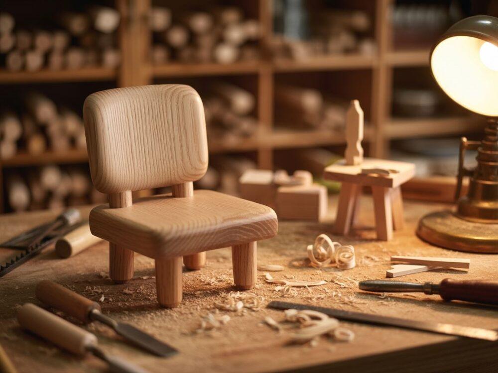 ręczne robienie mebli dla lalek