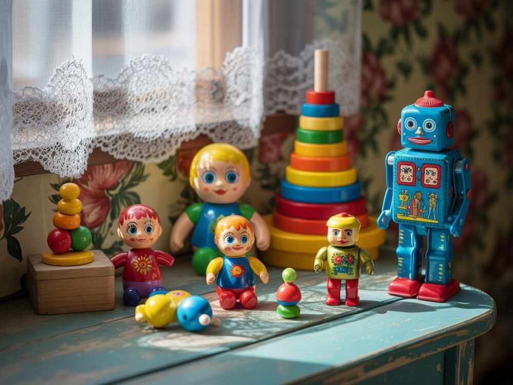 retro zabawki dziecięce